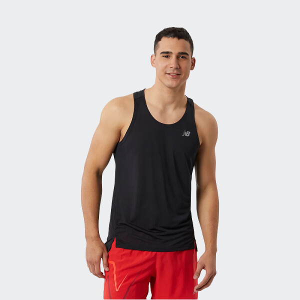 Musculosa New Balance Accelerate Single Negro