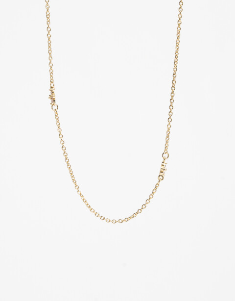 Collares Largos Cubic zirconia Collar Largo Florcitas Cubic - Dorado