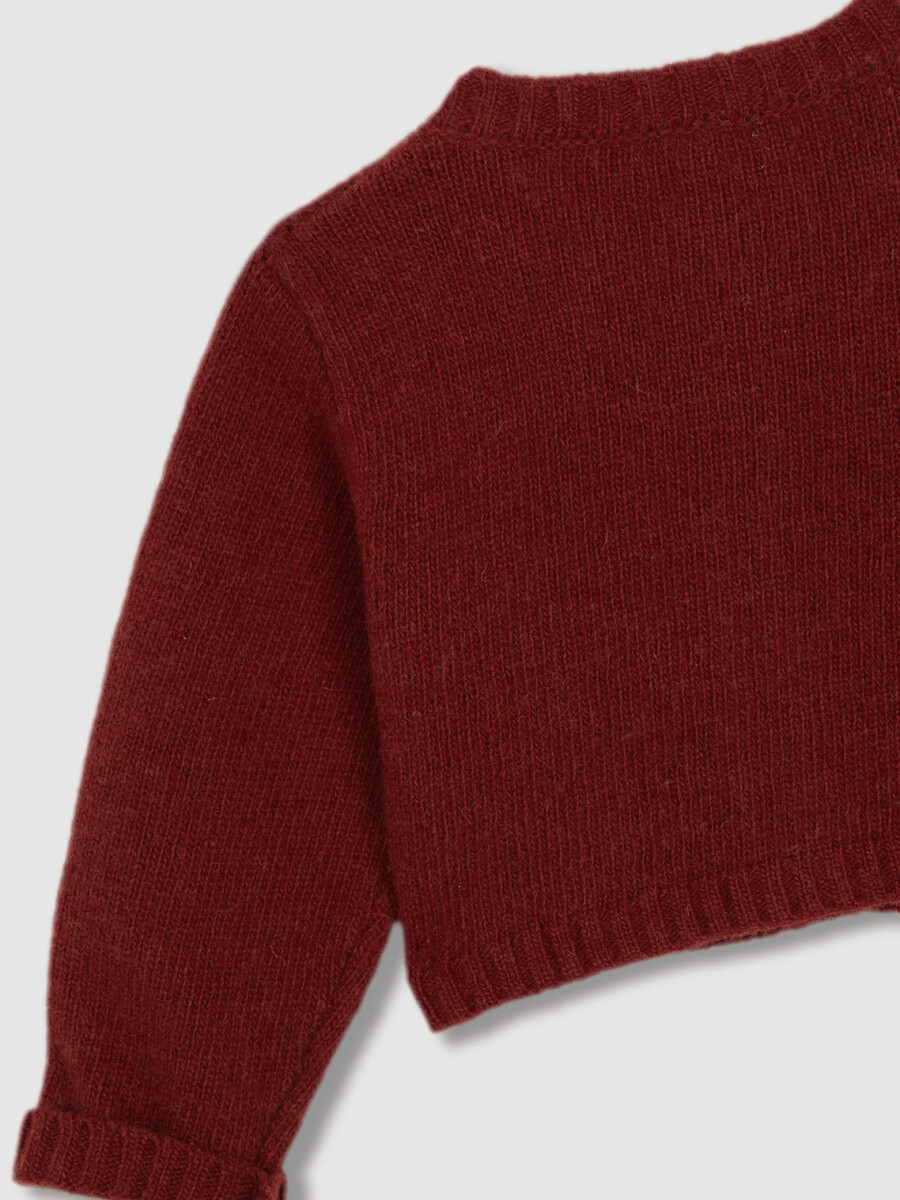 Chaqueta Punto Standard Teja Oscuro