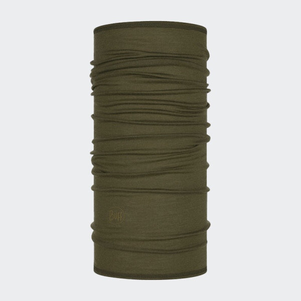 Bufanda Buff Merino Lightweight Solid Bark Verde