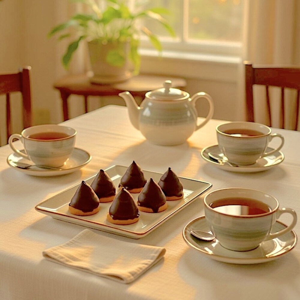 Pinitos de Chocolate con Dulce de Leche Pinitos de Chocolate con Dulce de Leche