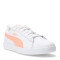 Championes de Mujer Puma Smash V2 Leather Blanco - Anaranjado Melón