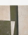 Lienzo abstracto Fida verde 118 x 94 cm
