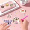 Set Creativo de Stickers Diamantes Animales