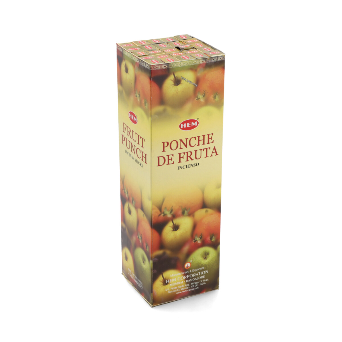 INCIENSO HEM CAJA CARBÓN X25 - Ponche De Fruta 