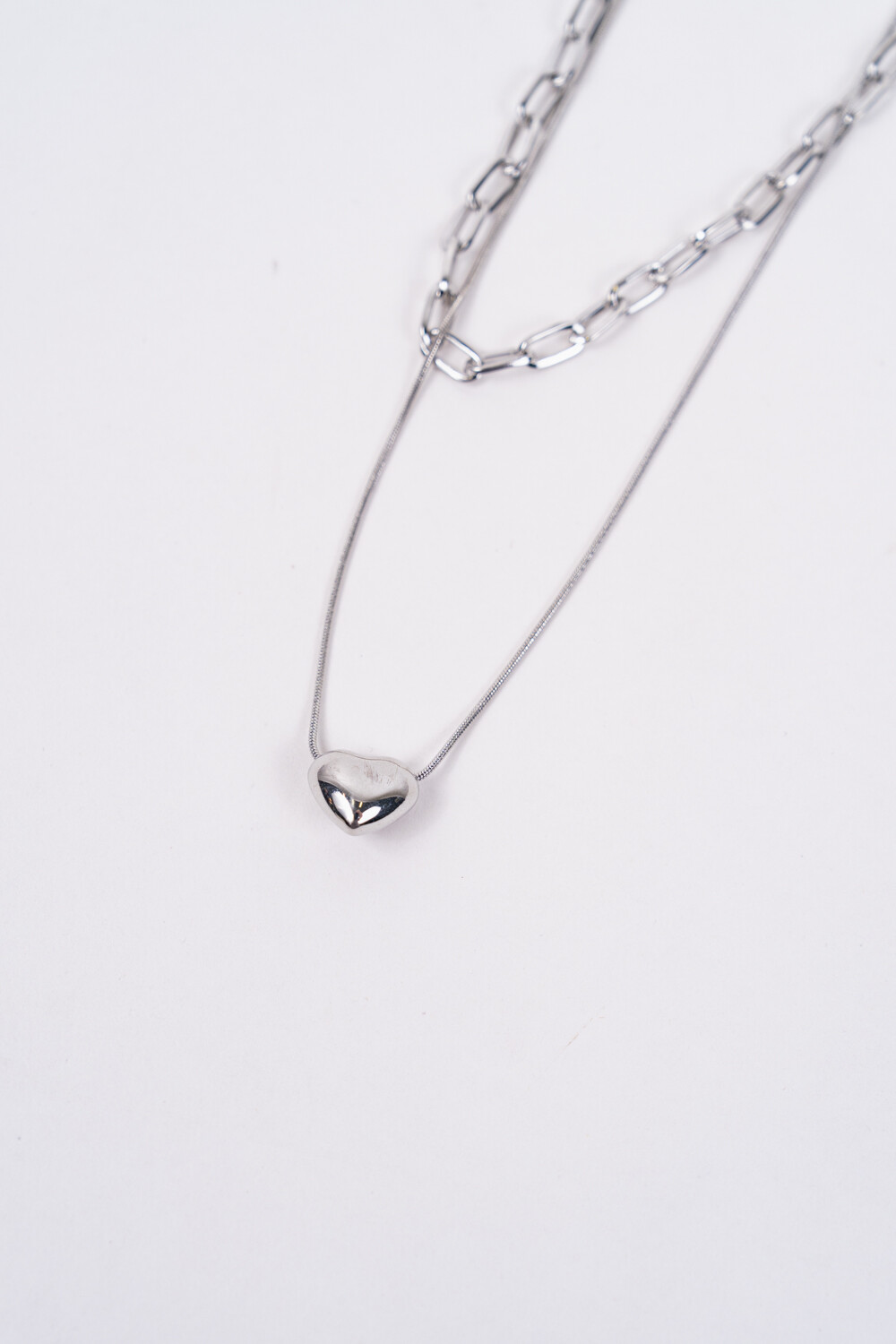 Collar Valentino Plateado