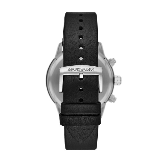 Reloj EMPORIO ARMANI MARIO Cuero Negro Esfera 42mm 0