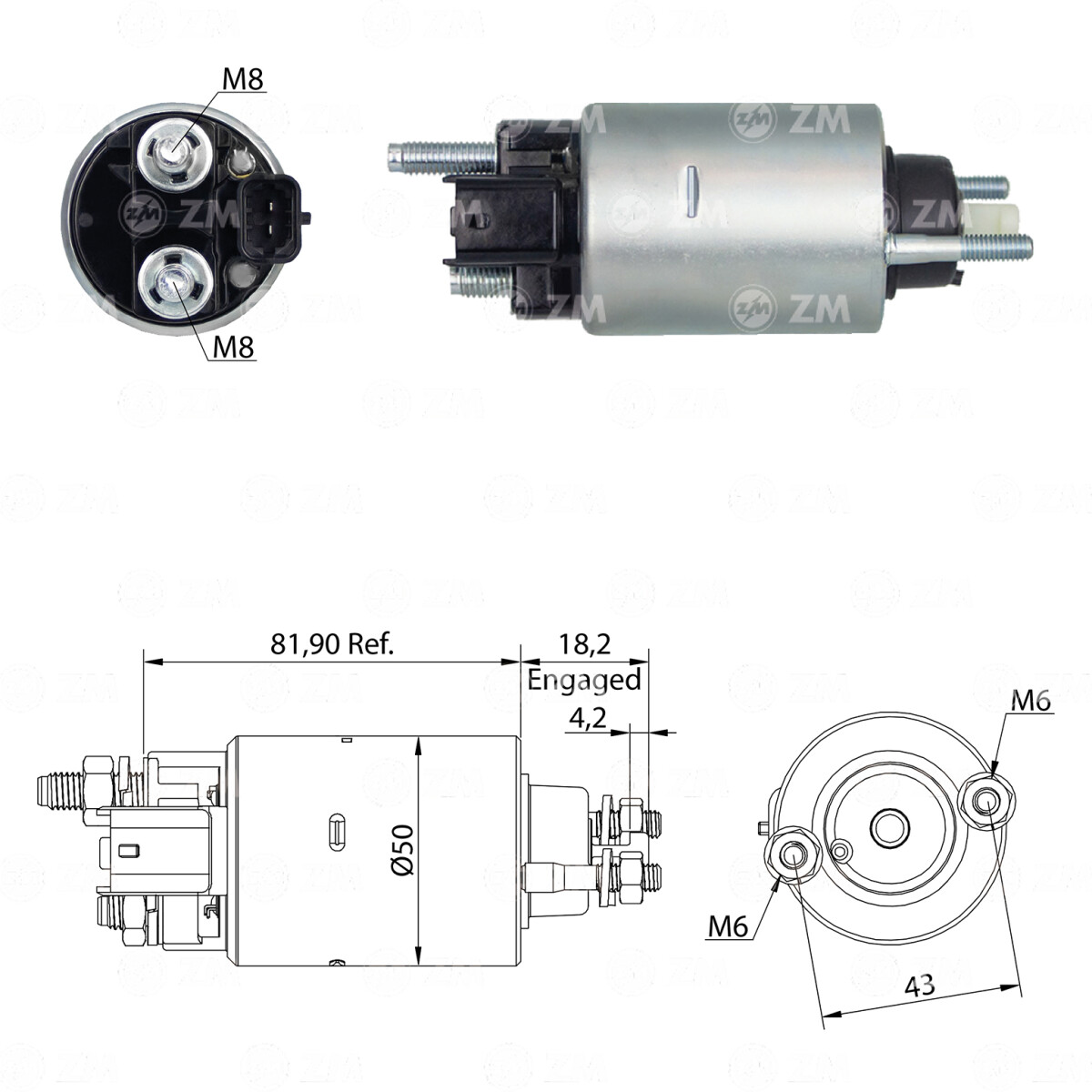AUTOMATICO DE ARRANQUE CHEVROLET AUTOMATICO BLAZER S/DENSO ZM 