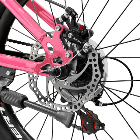 Bicicleta Montaña Rodado 20 Frenos Disco 21 Cambios Rosa