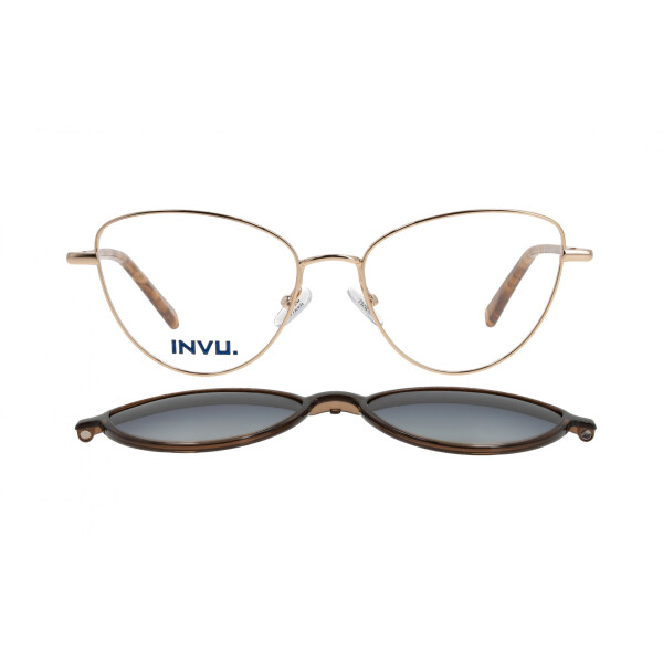INVU Clip-On 32503A col Gold/Brown Invu Clip-on 32503a Col Gold/brown