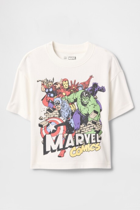 Remera Marvel Toddler Niño New Off White
