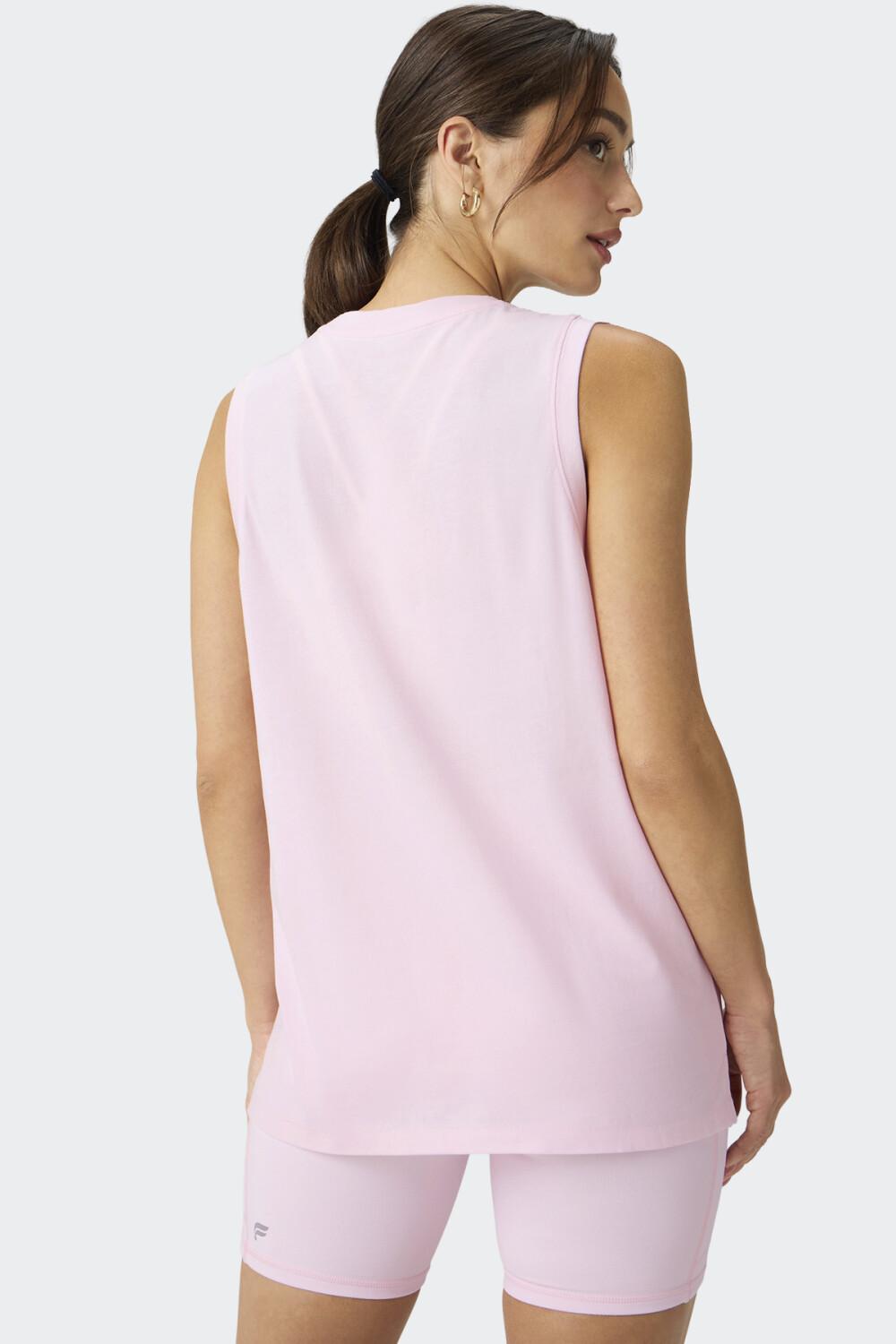 Musculosa Fabletics Cotton Rosa