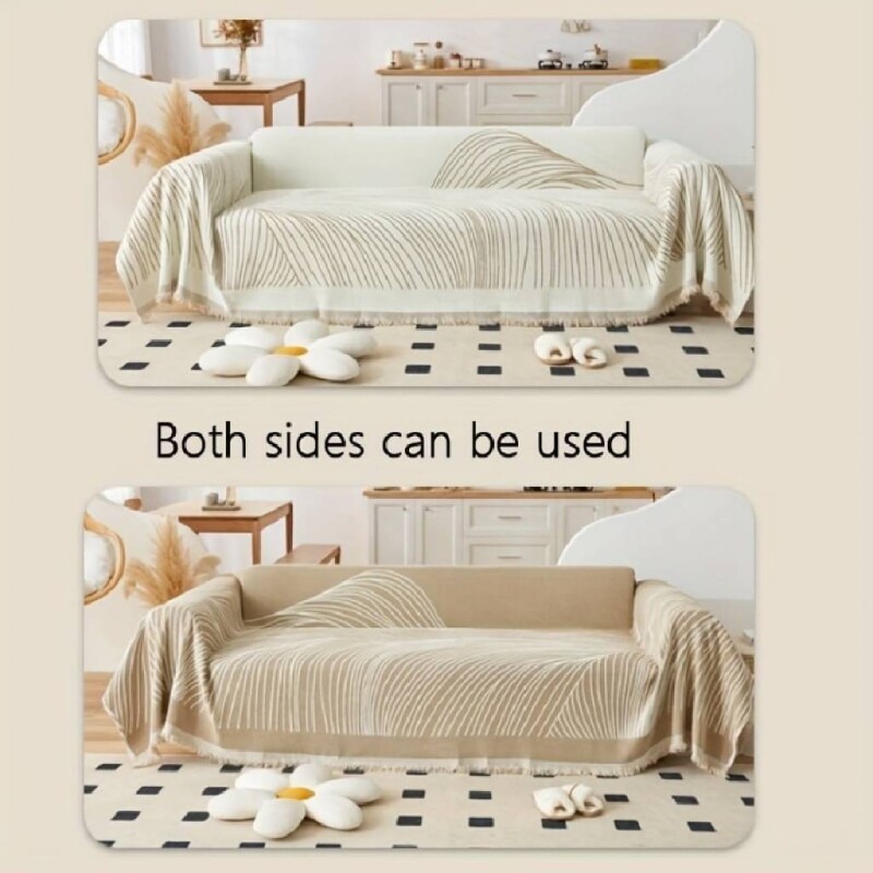 Manta para Sillon y Cama con diseños Marrón 280cm