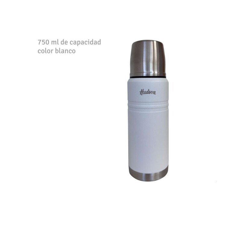 TER75 Termo De Ac. Inox. Doble Pared 750 Ml Hudson - Blanco