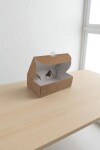Caja masas flexi 1/4 kg 18x11,5x6,5 cm REVERSIBLE BLANCO MADERA