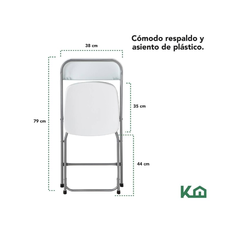 Silla Plastico Reforzada Plegable Eventos Jardin Silla Plastico Reforzada Plegable Eventos Jardin