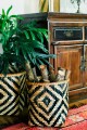 Canasto zigzag beige