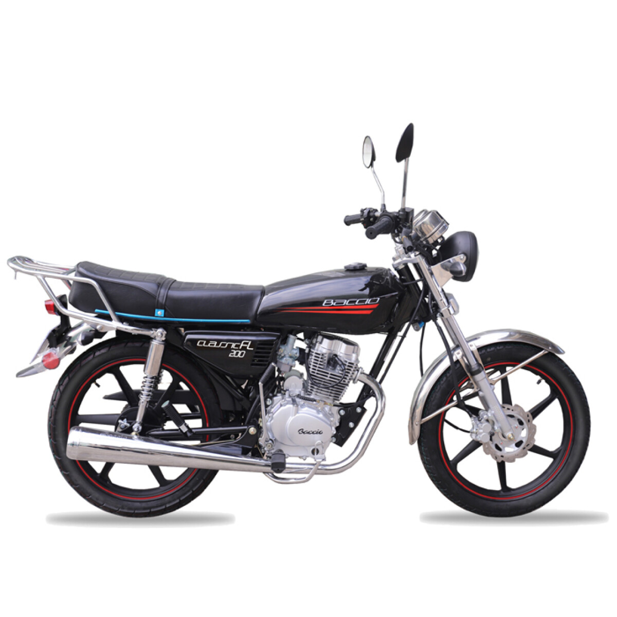 MOTO BACCIO CLASSIC FL 200 - NEGRA 