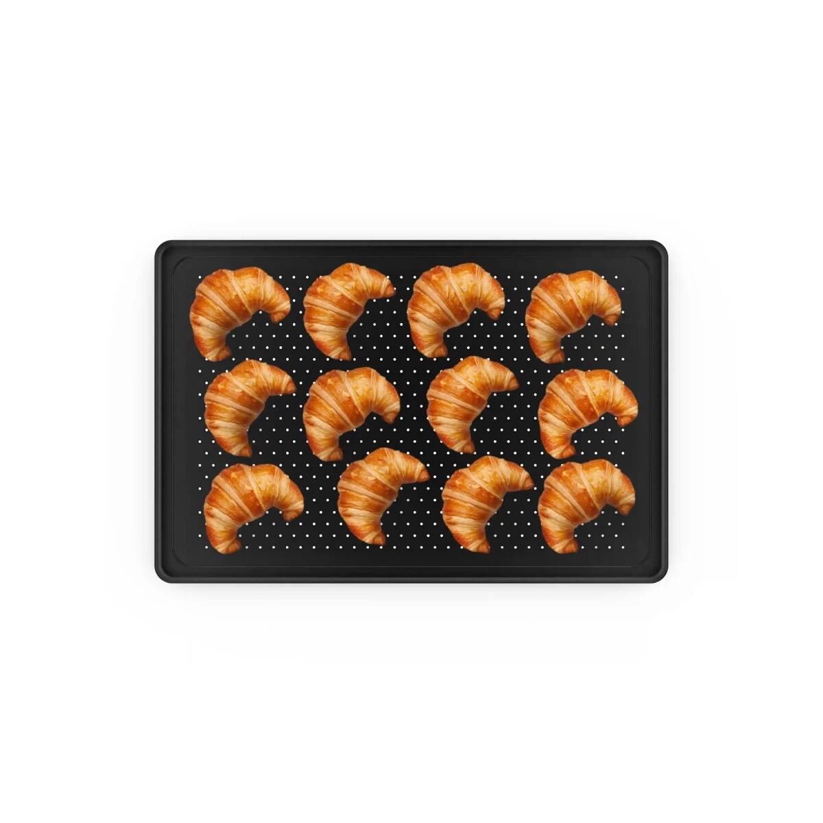 Bandeja Perforada para Panaderia de Aluminio Antiadherente 60 x 40 cm 