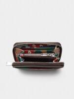 Cartera Con Textura Estampada multicolor