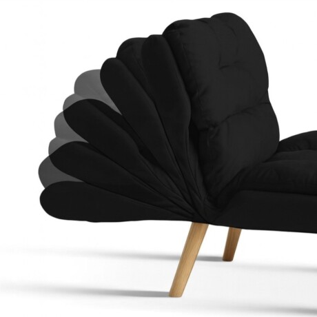 Sillón Reclinable con Apoyapies Incluido - Negro Sillón Reclinable con Apoyapies Incluido - Negro