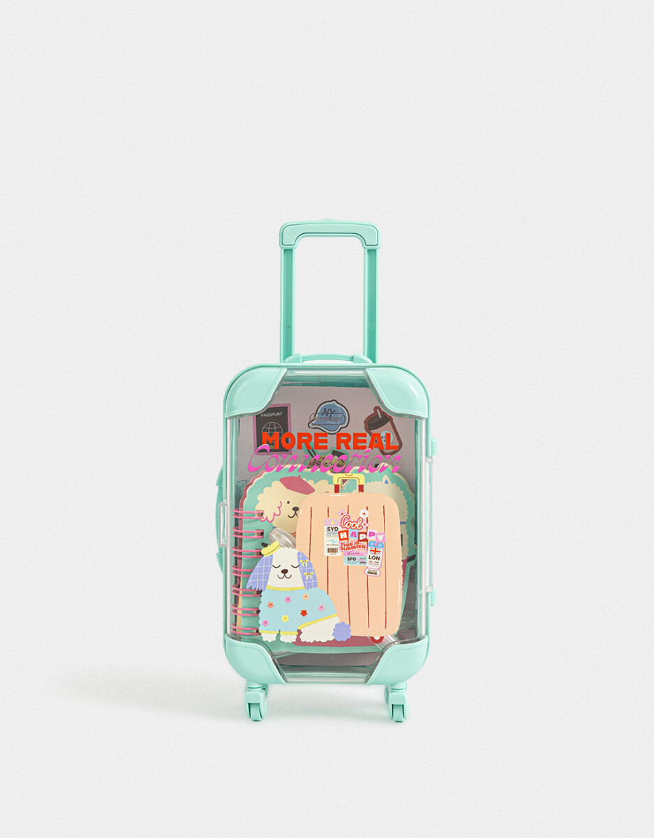 Set De Librería En Mini Valija 