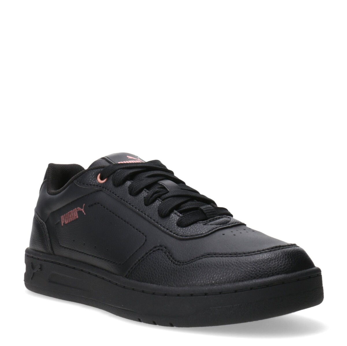 Championes de Mujer Puma Court Classic - Negro - Rosa 