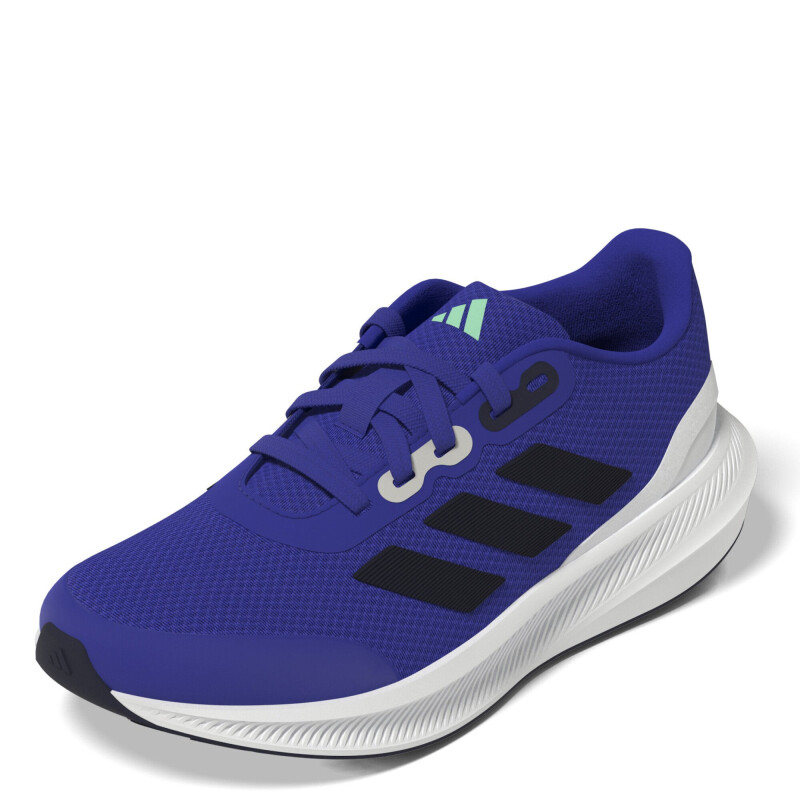 Championes Infantiles Adidas Run Falcon 3.0 Kids Azul - Negro - Blanco