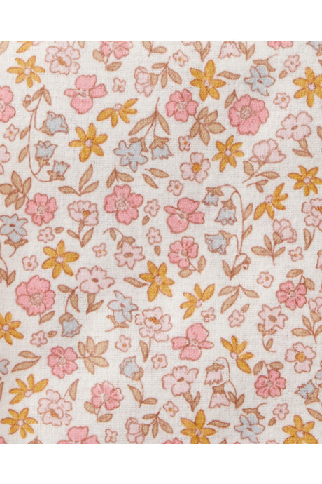 Pack cuatro mantas recibidoras de algodón, diseño floral Pack cuatro mantas recibidoras de algodón, diseño floral