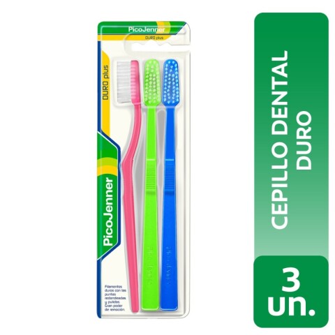 Packx3 cepillo dental Pico Jenner Duro plus
