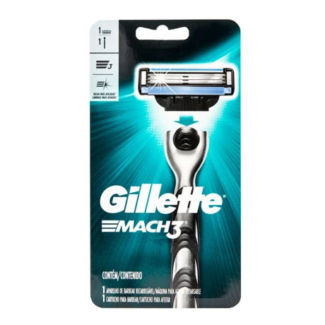 Afeitadora Recargable GILLETTE Mach 3 Afeitadora Recargable GILLETTE Mach 3