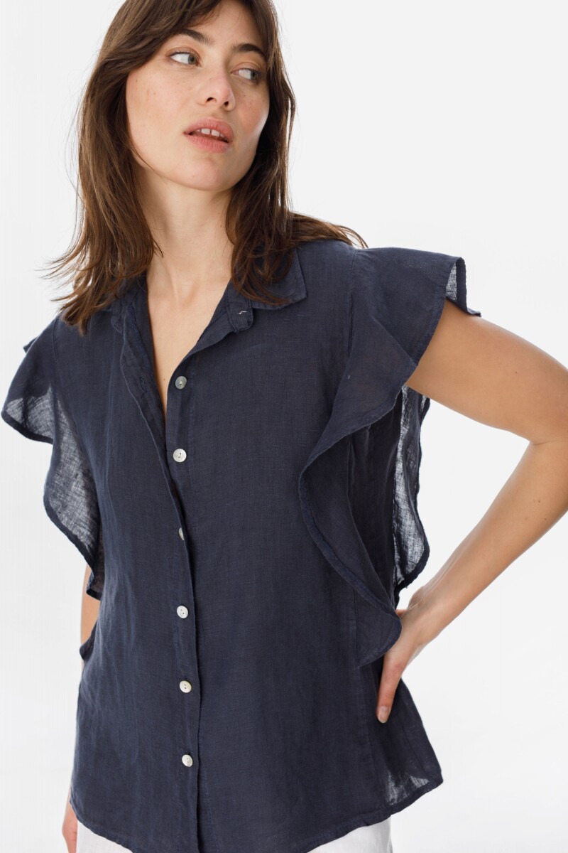 Camisa Luma - Azul Marino 