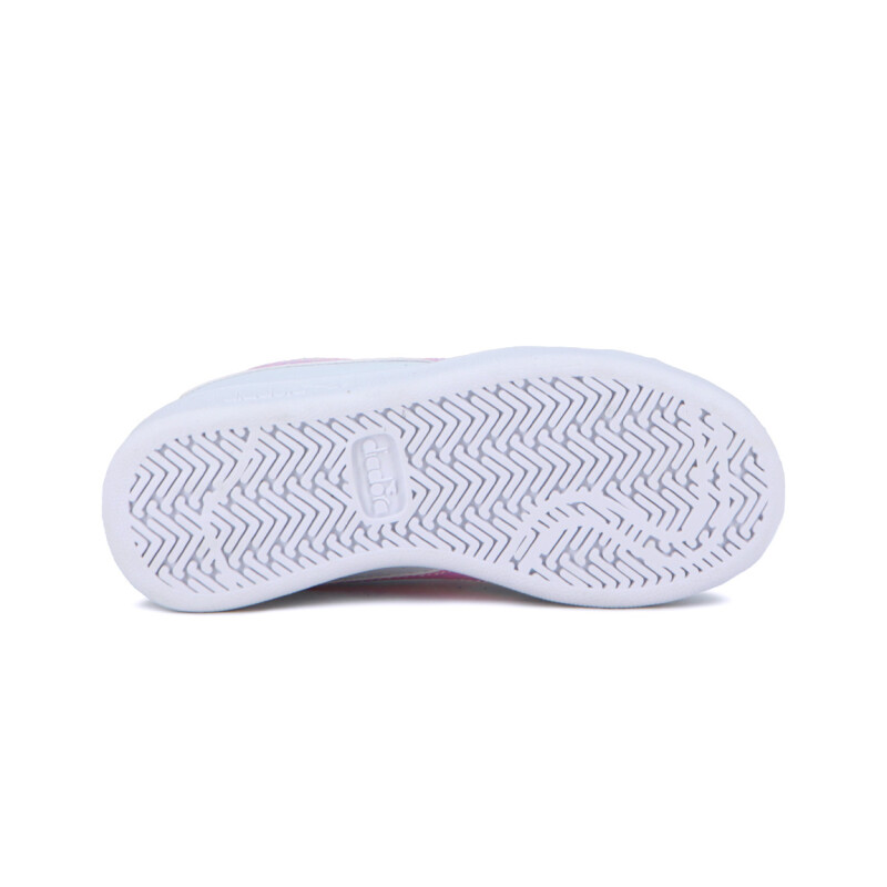 Diadora Knock On Lifestyle Niños Blanco-fuchsia Blanco-fucsia