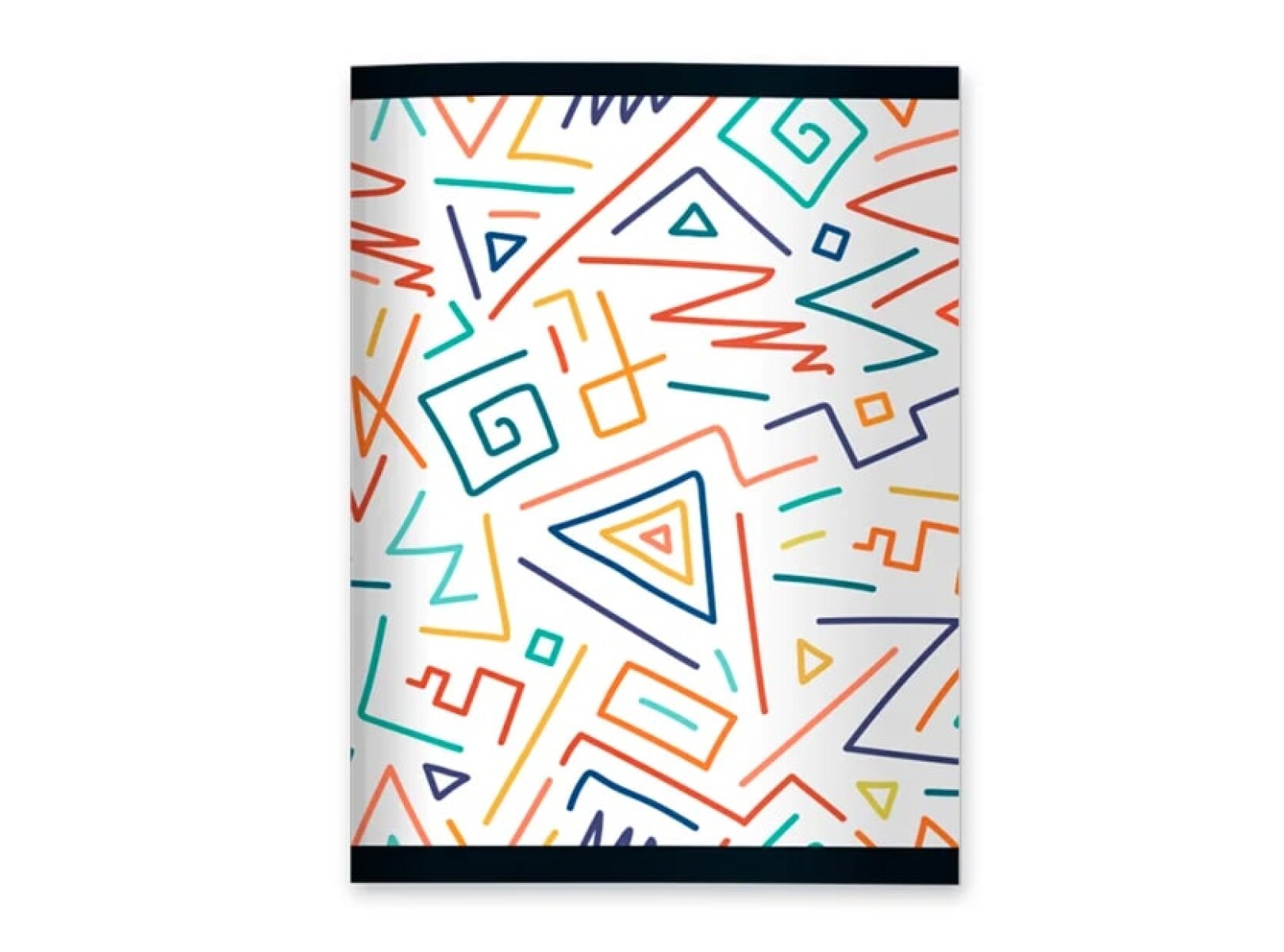 Cuaderno Campus Engrampado 96 Hojas Rayado - Lineas de Colores 