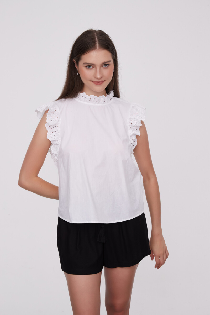 Blusa Kolkata - Blanco 