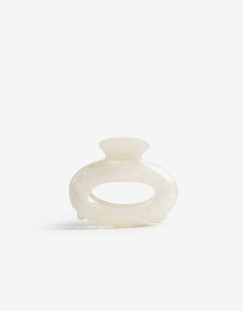 Broche Redondo Calado - Amarillo Medio 