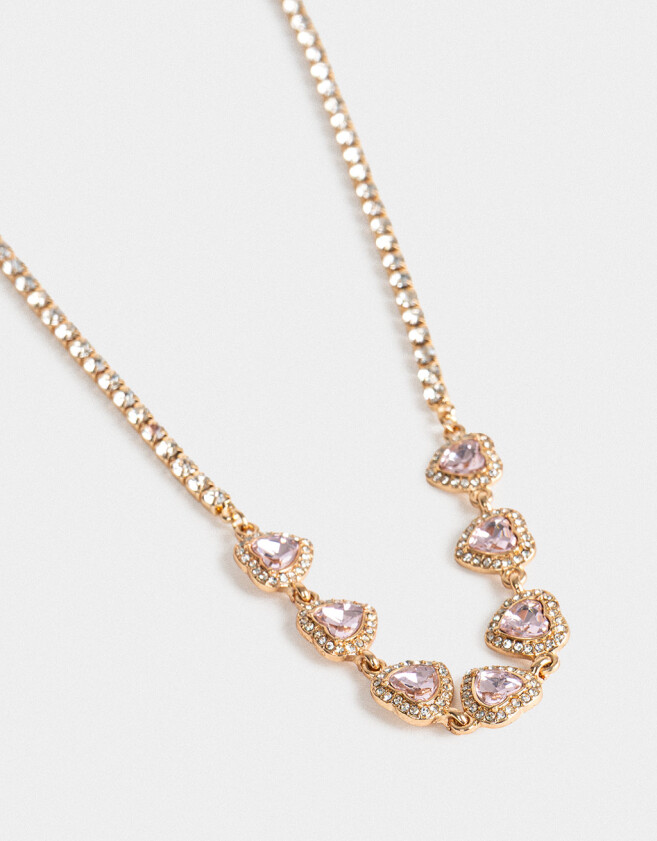 Collares Cortos Con strass Cortos Con Strass - Dorado