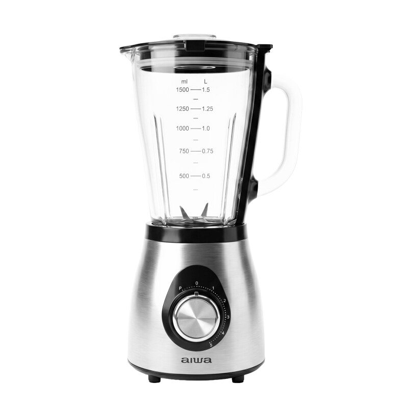 Licuadora de Pie 1,5L AIWA Acero Inoxidable 5 velocidades | AW-LD9702A Licuadora de Pie 1,5L AIWA Acero Inoxidable 5 velocidades | AW-LD9702A