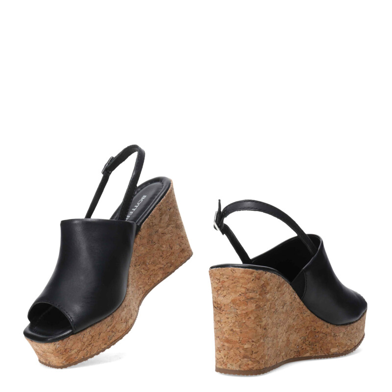 Sandalias de Mujer Bottero con Plataforma Negro