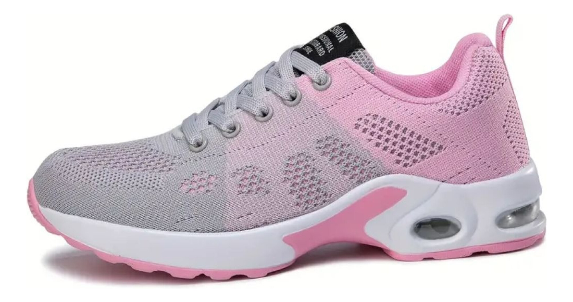 Championes De Dama Calzado Sport Gran Comodidad Running Gris