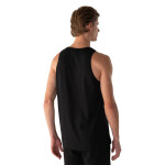 FILA Musculosa Letter Outline para Hombre - Negro/Blanco Negro-Blanco