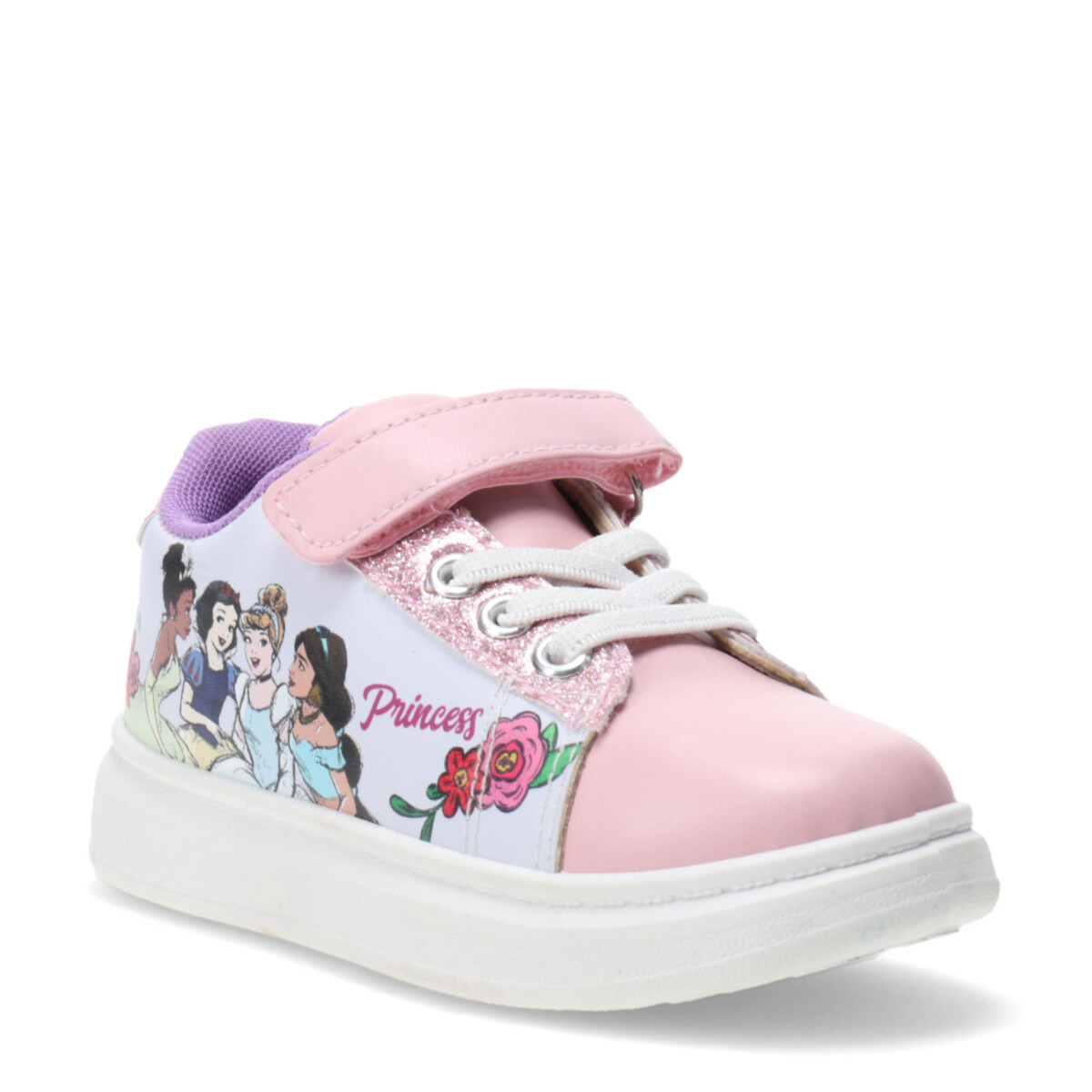 Princesa c/Velcros Disney - Rosa/Blanco 