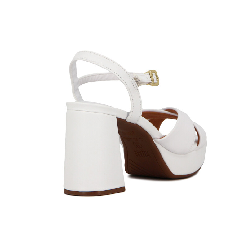 Sandalia Vizzano Mujer Taco 9.5cm Plataforma 2.5cm Blanco