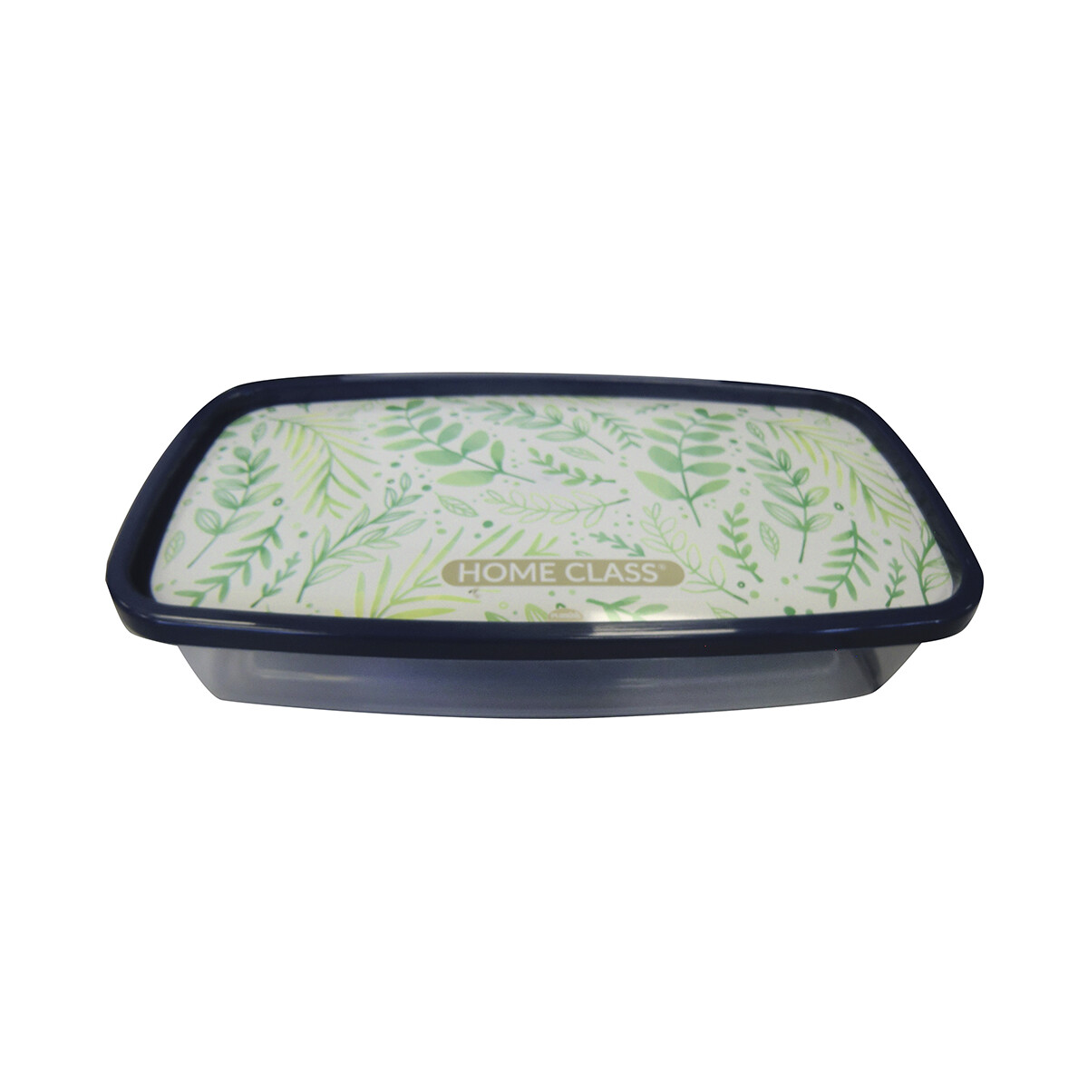 Pote Rectangular Plástico 1,43 Lts - Hojas 