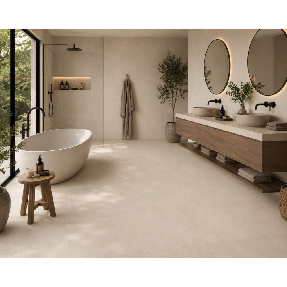 Porcelanato para piso y pared Copan Beige 92x92cm mate y rectificado Porcelanato Para Piso Y Pared Copan Beige 92x92cm Mate Y Rectificado