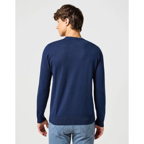 Buzo Wrangler de Hombre - KNIT SWEATER - 112357427NAVY ELD