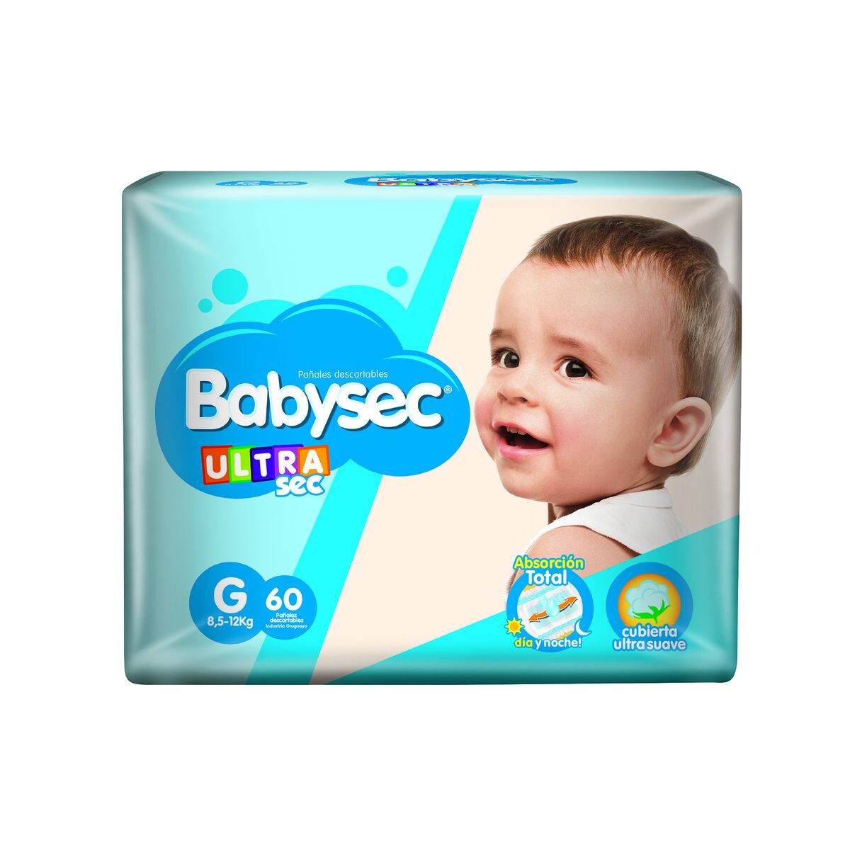 BABYSEC ULTRA JUMBO GRANDE PAQ. X 60 UNI 