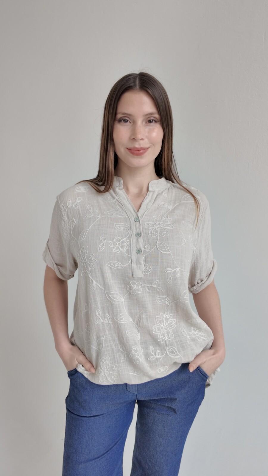 Camisa Sofy Beige