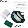 Mochila Maternal Cube Lionelo Verde