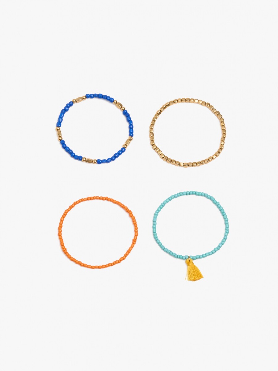 Conjunto De Pulseras Tutti multicolor